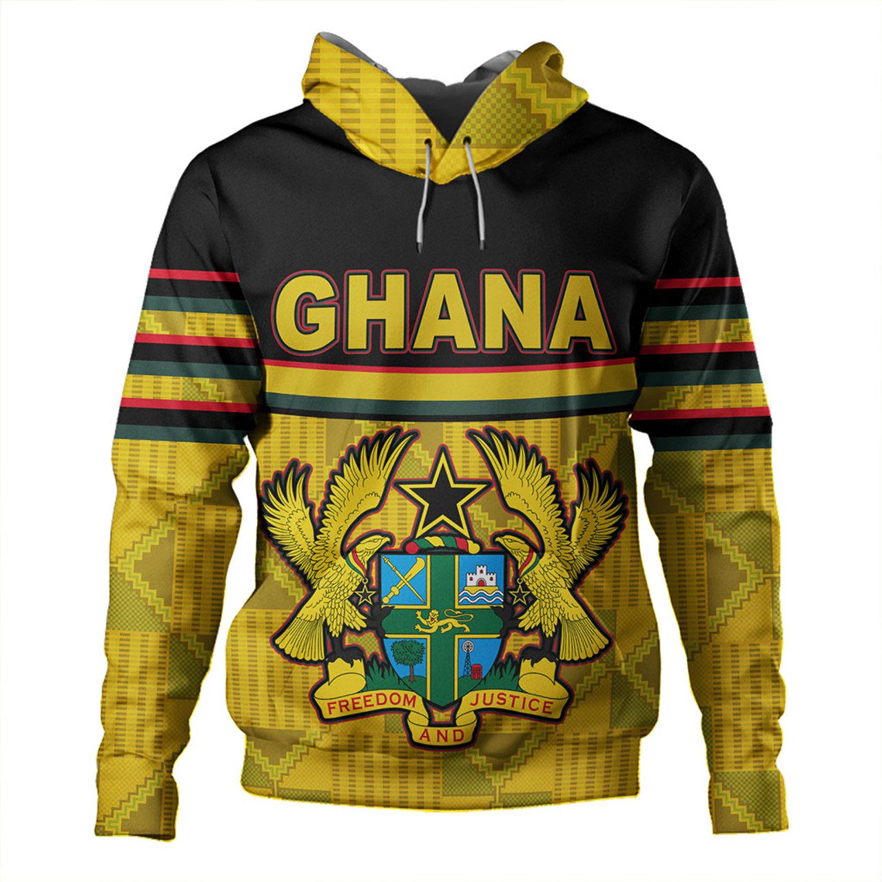 Ghana Hoodie Freedom And Justice