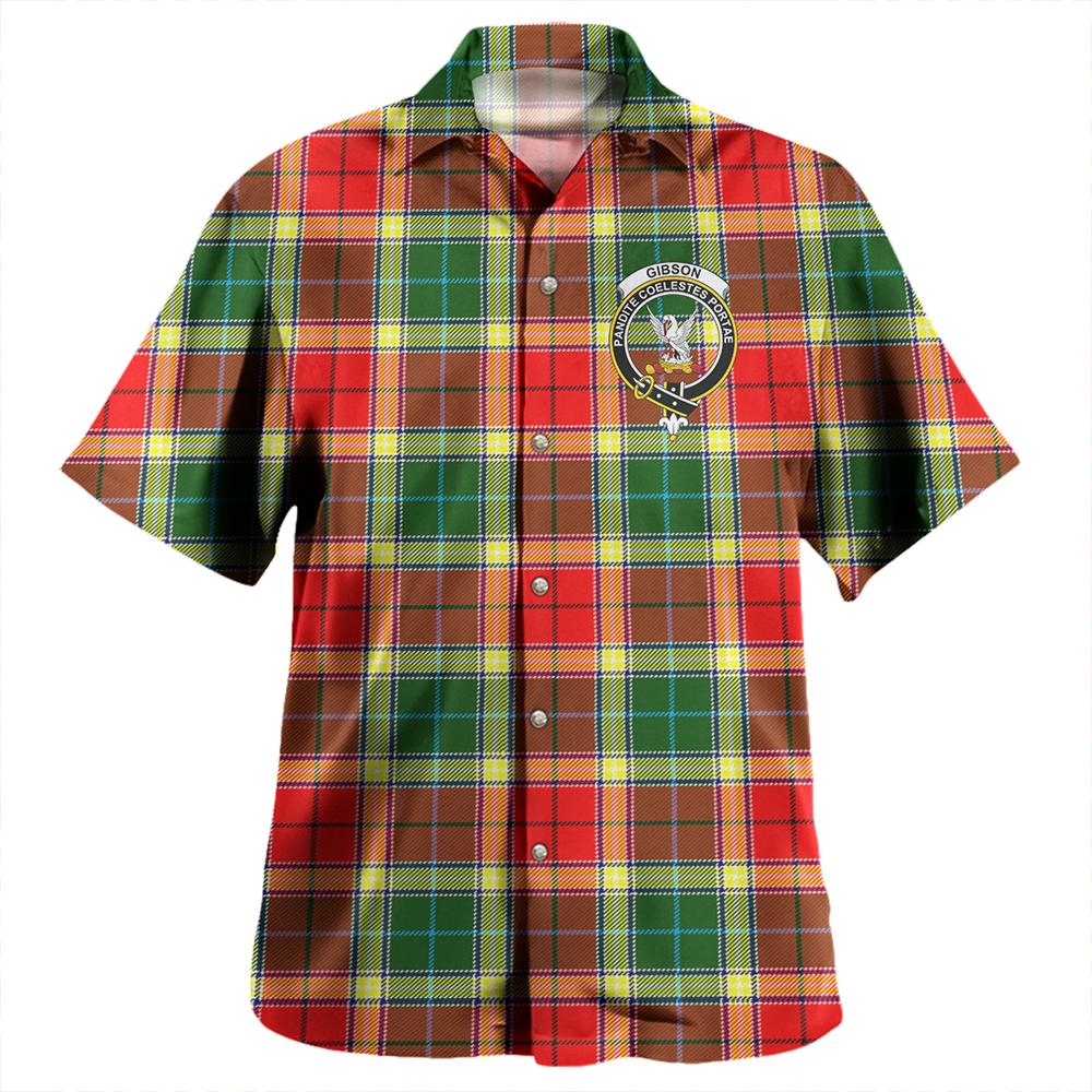 Gibbs Tartan Classic Crest Aloha Shirt