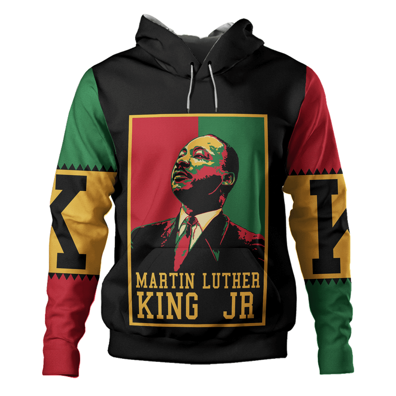 Africa Hoodie Martin Luther King Retro