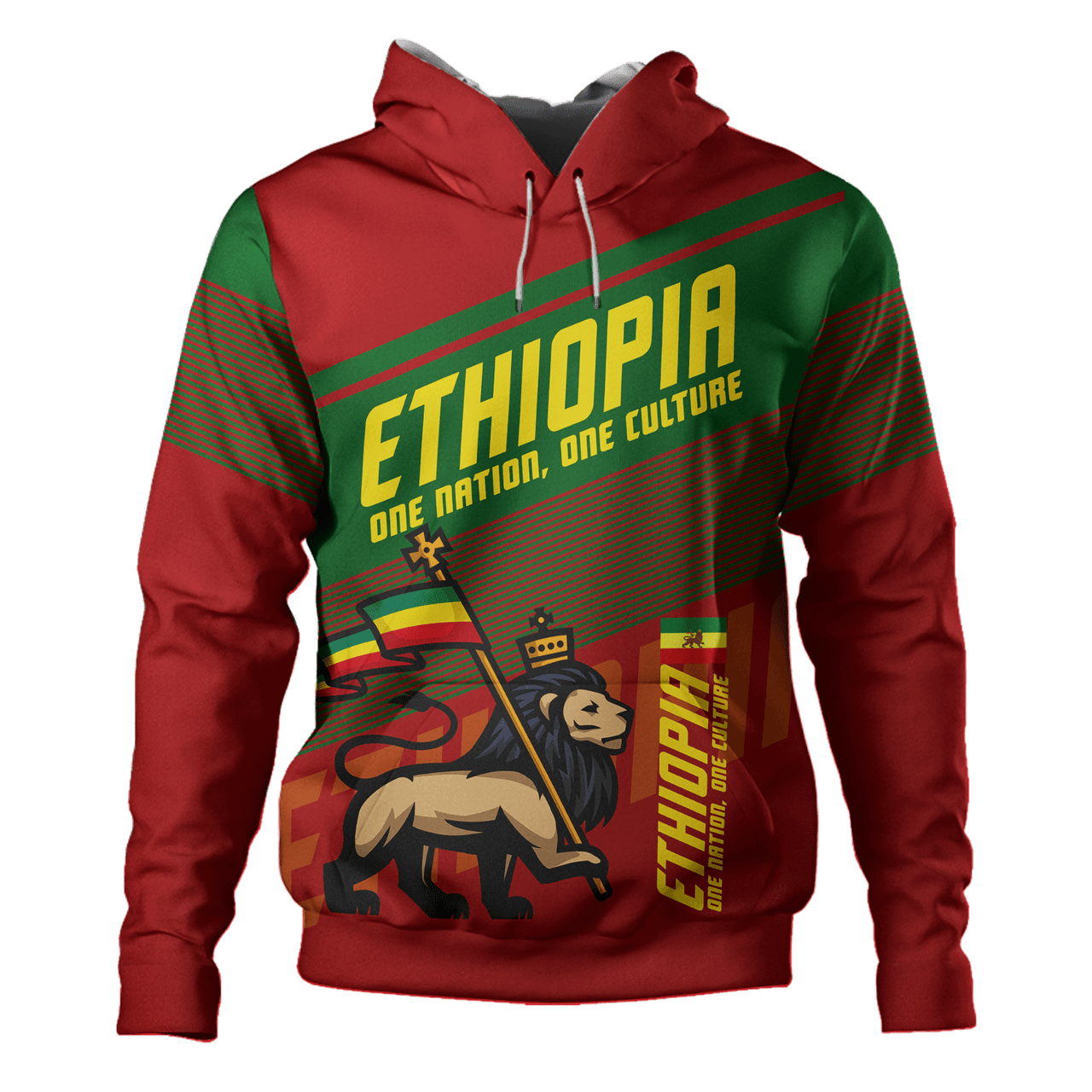 Lion Of Judah Hoodie Ethiopia Nation