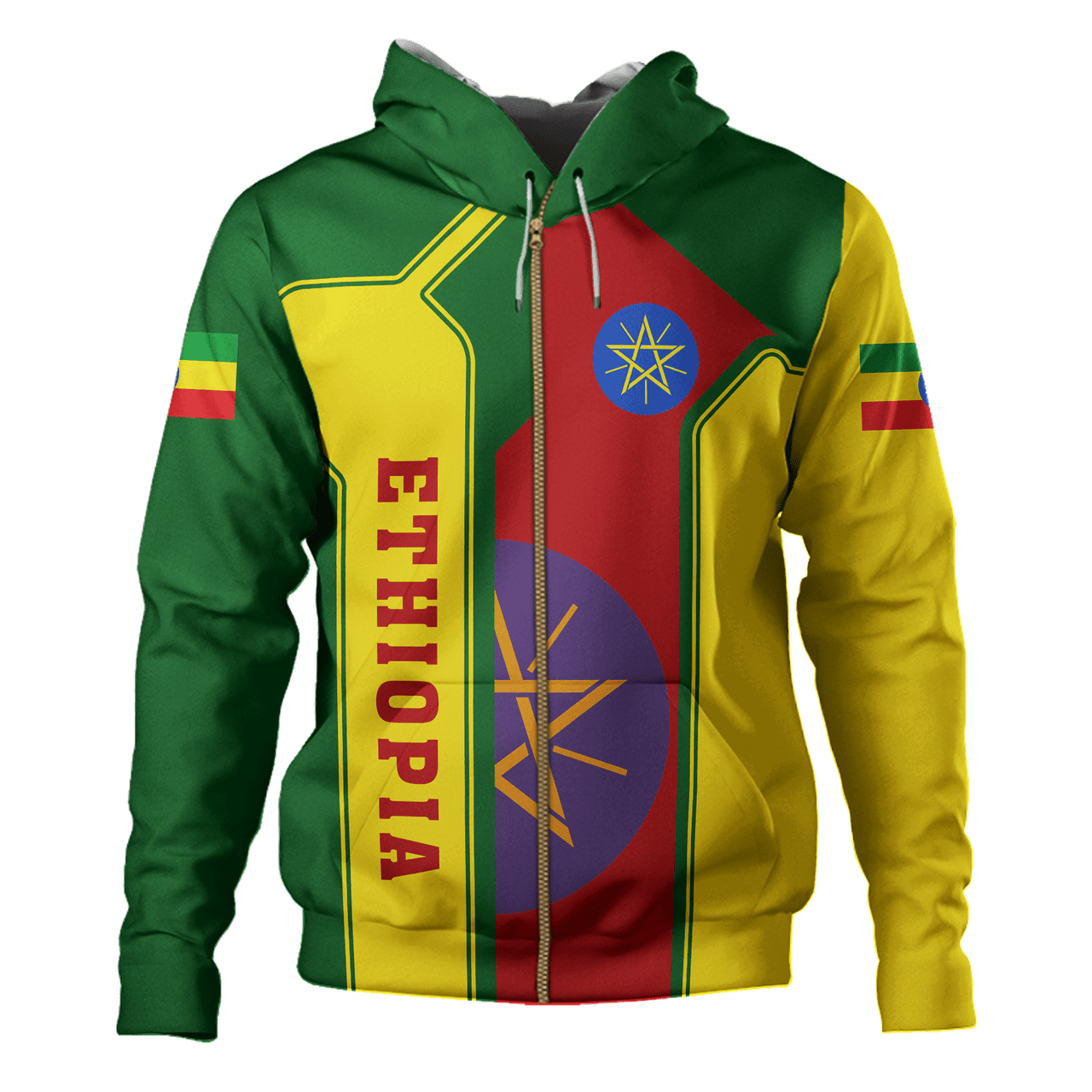 Ethiopia Hoodie Rising Style