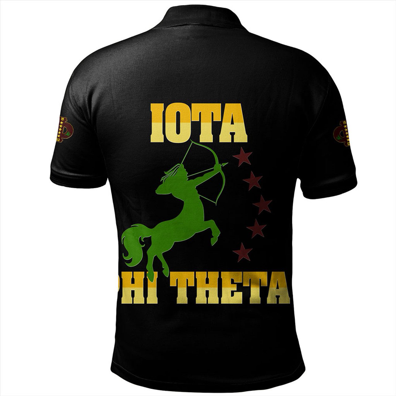 Iota Phi Theta Polo Shirt Letter