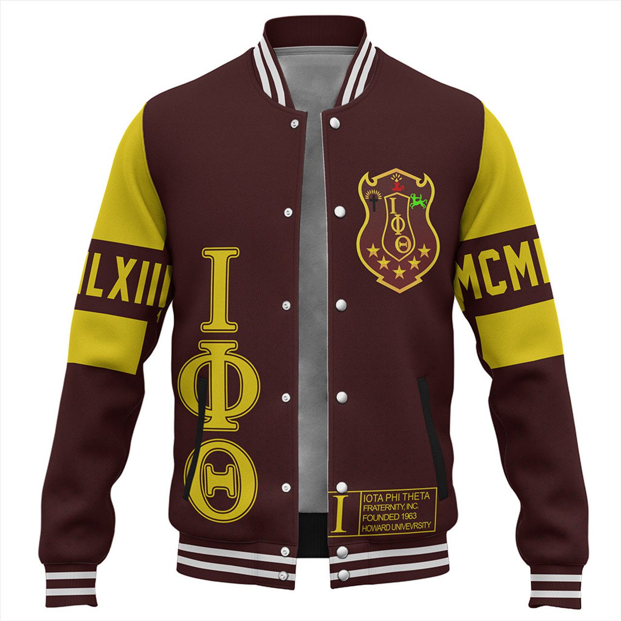 Iota Phi Theta Baseball Jacket MCM Style