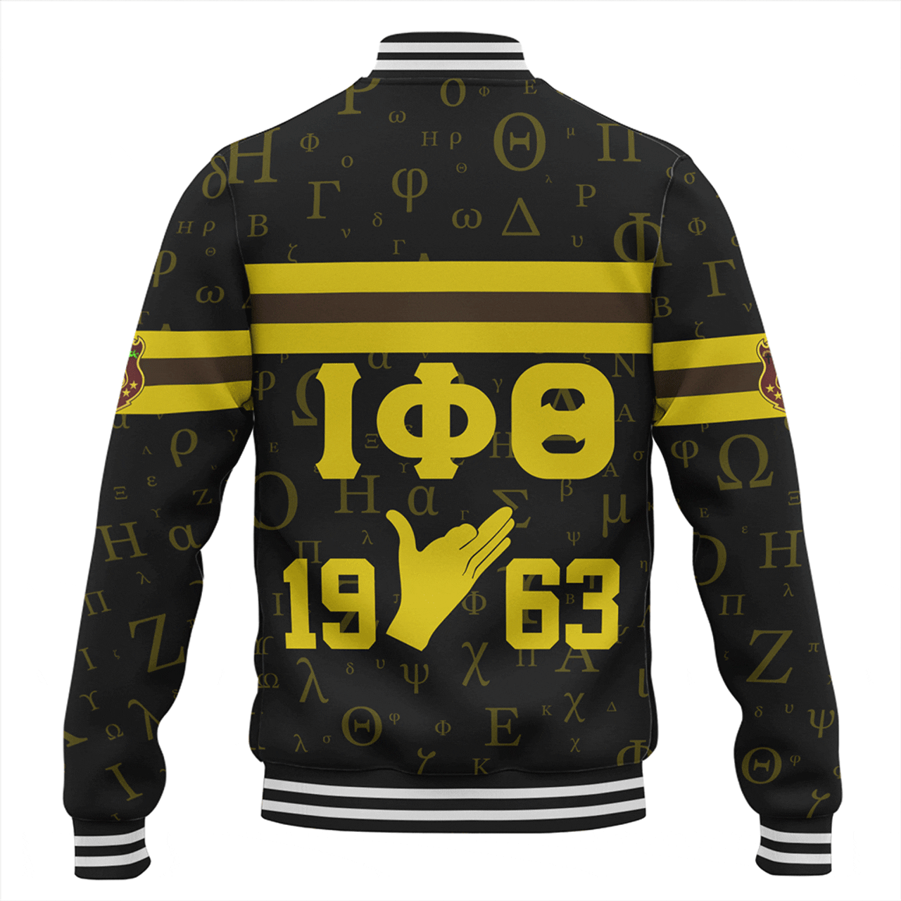 Iota Phi Theta Baseball Jacket Alphabet Style