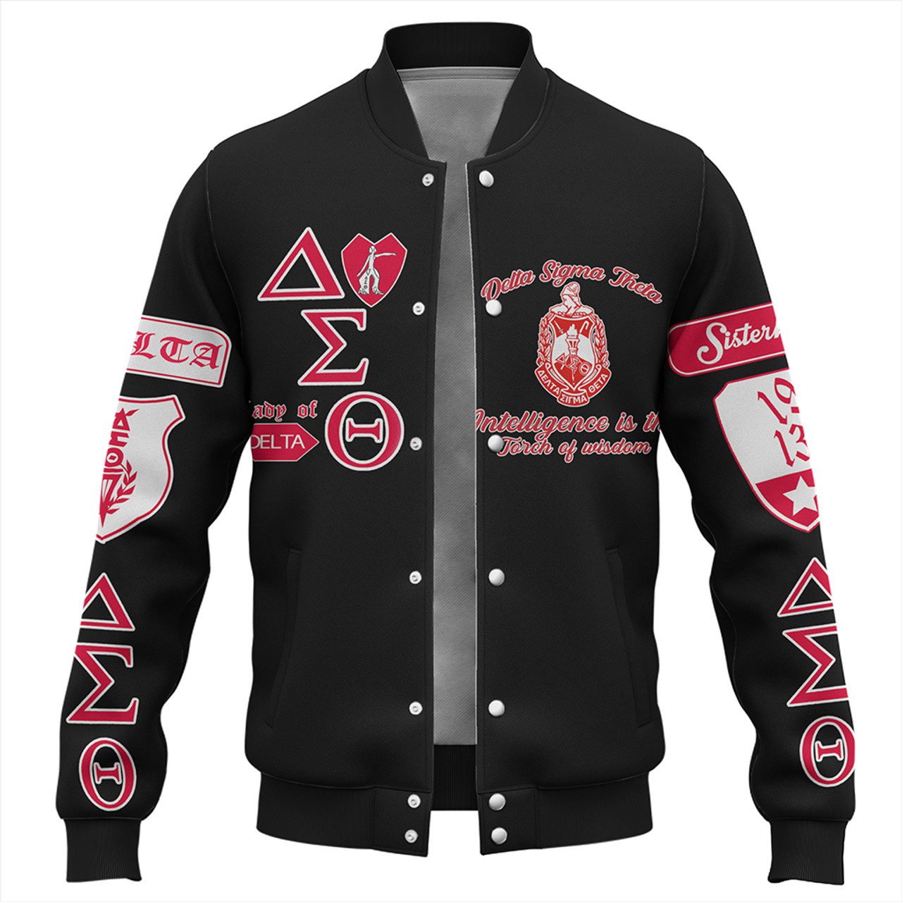 Delta Sigma Theta Baseball Jacket Lady Of Sorority