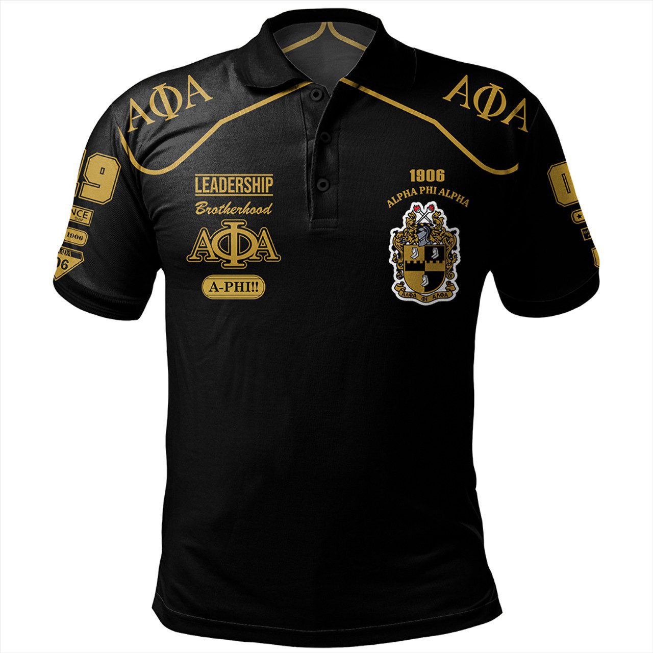Alpha Phi Alpha Polo Shirt Leadership Fraternity
