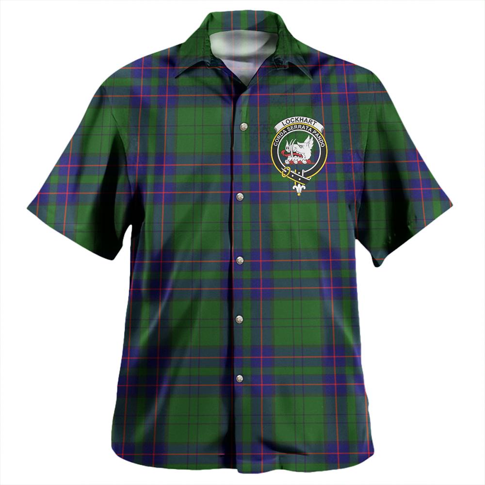 Lockhart Tartan Classic Crest Aloha Shirt