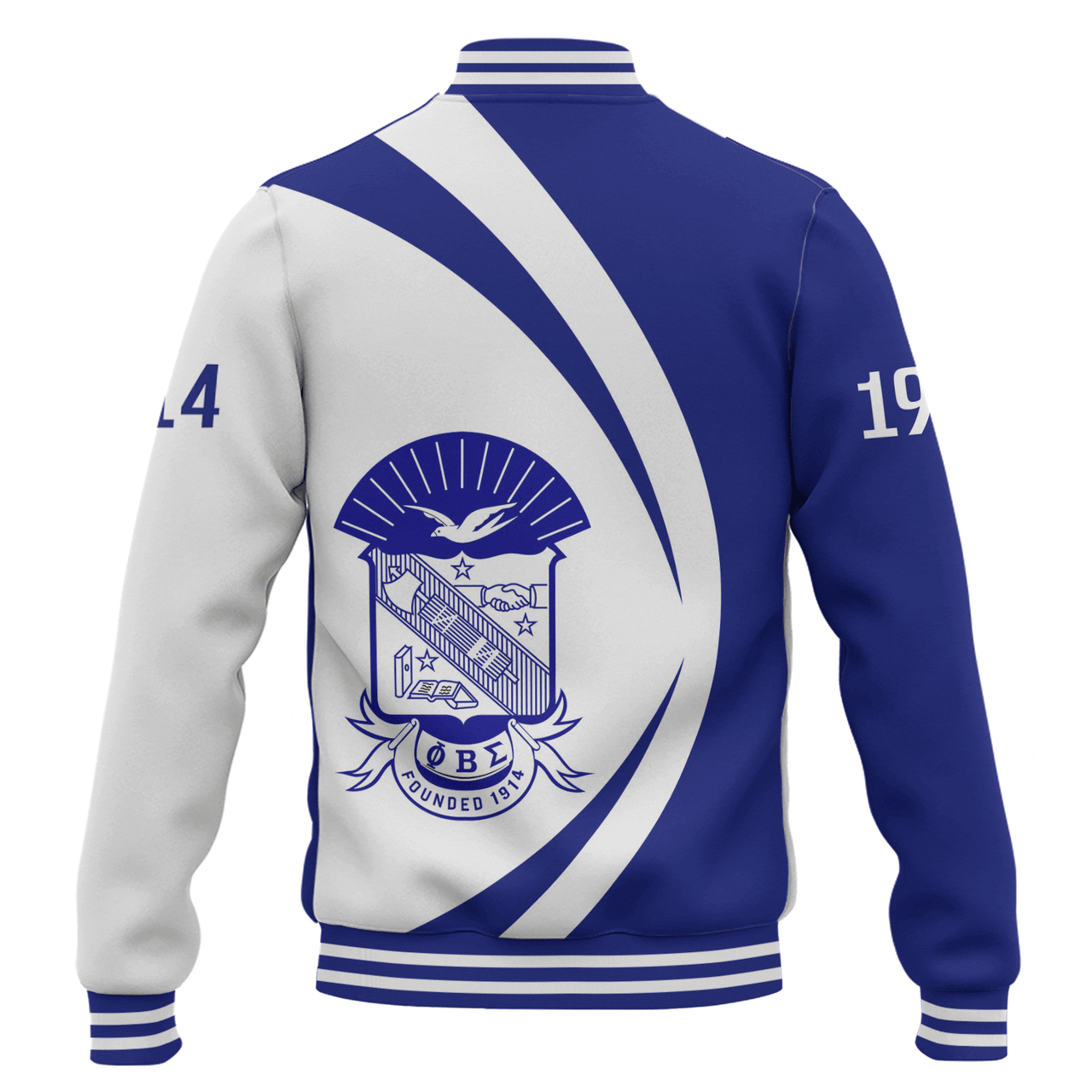 Phi Beta Sigma Baseball Jacket Circle Style