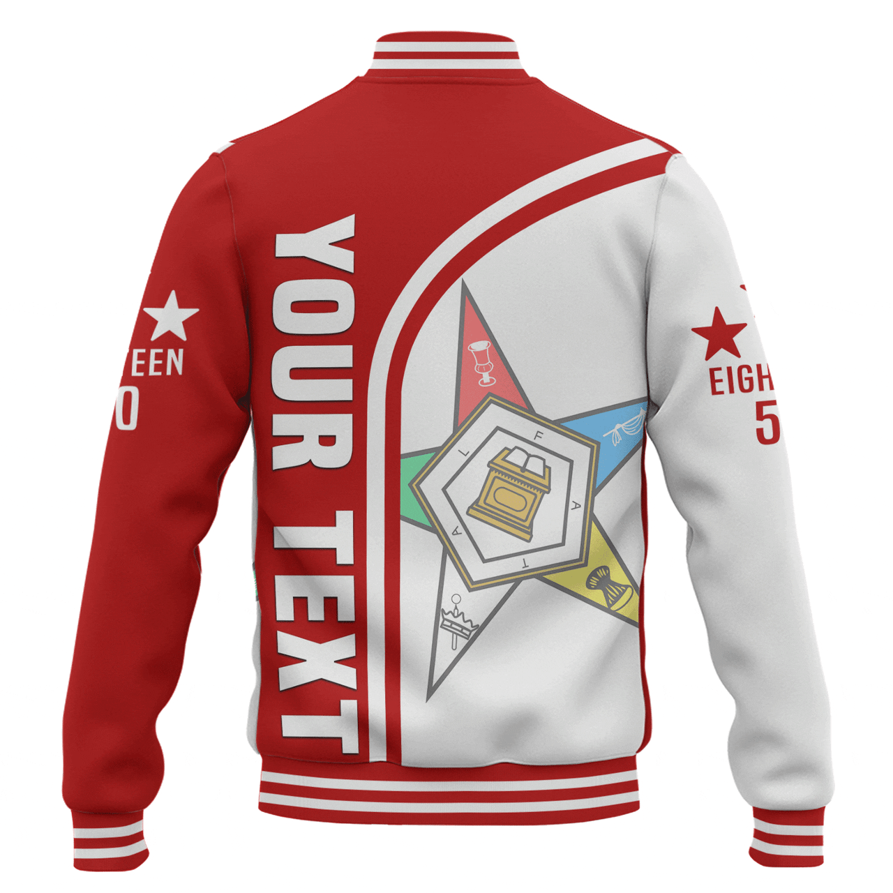 Order of the Eastern Star Baseball Jacket Custom In My Heart