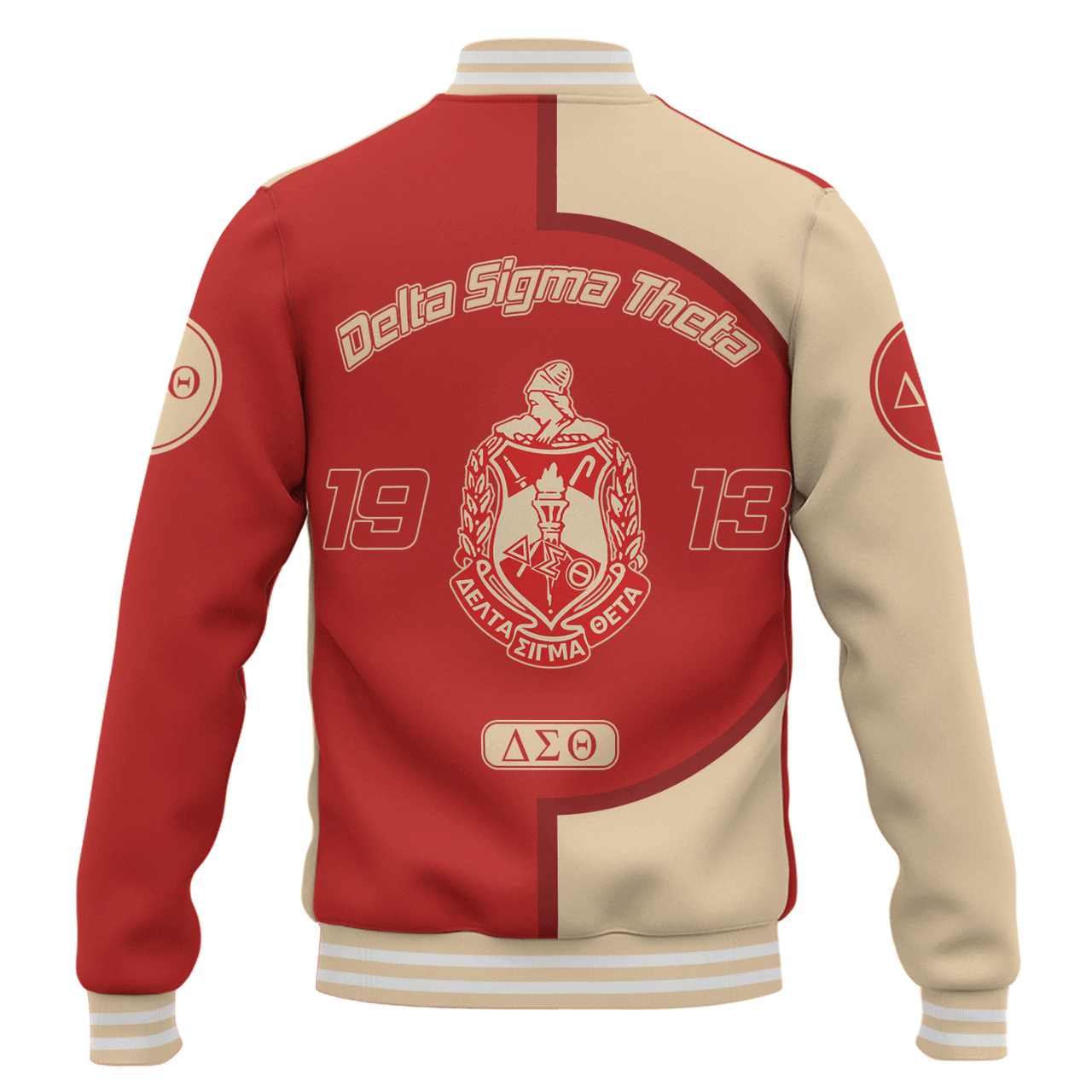 Delta Sigma Theta Baseball Jacket Half Circle