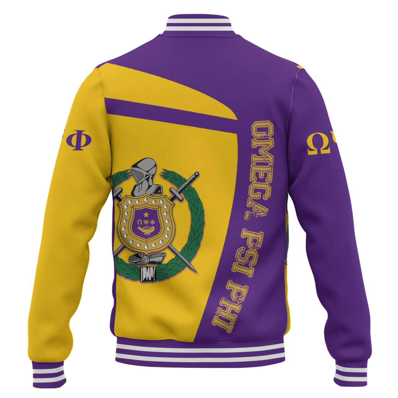 Omega Psi Phi Baseball Jacket Spring Style