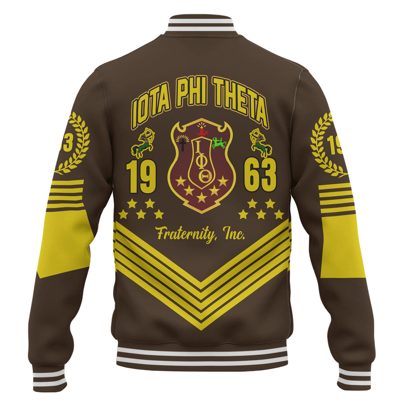 Iota Phi Theta Baseball Jacket Crest Greek Life