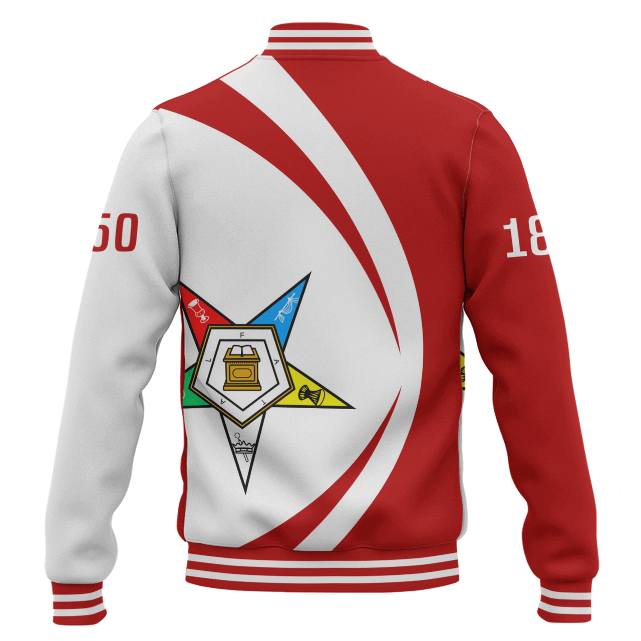 Order of the Eastern Star Baseball Jacket Circle Style