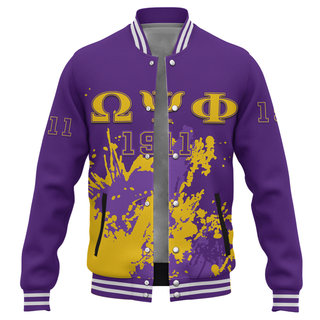 Omega Psi Phi Baseball Jacket Spanit Style