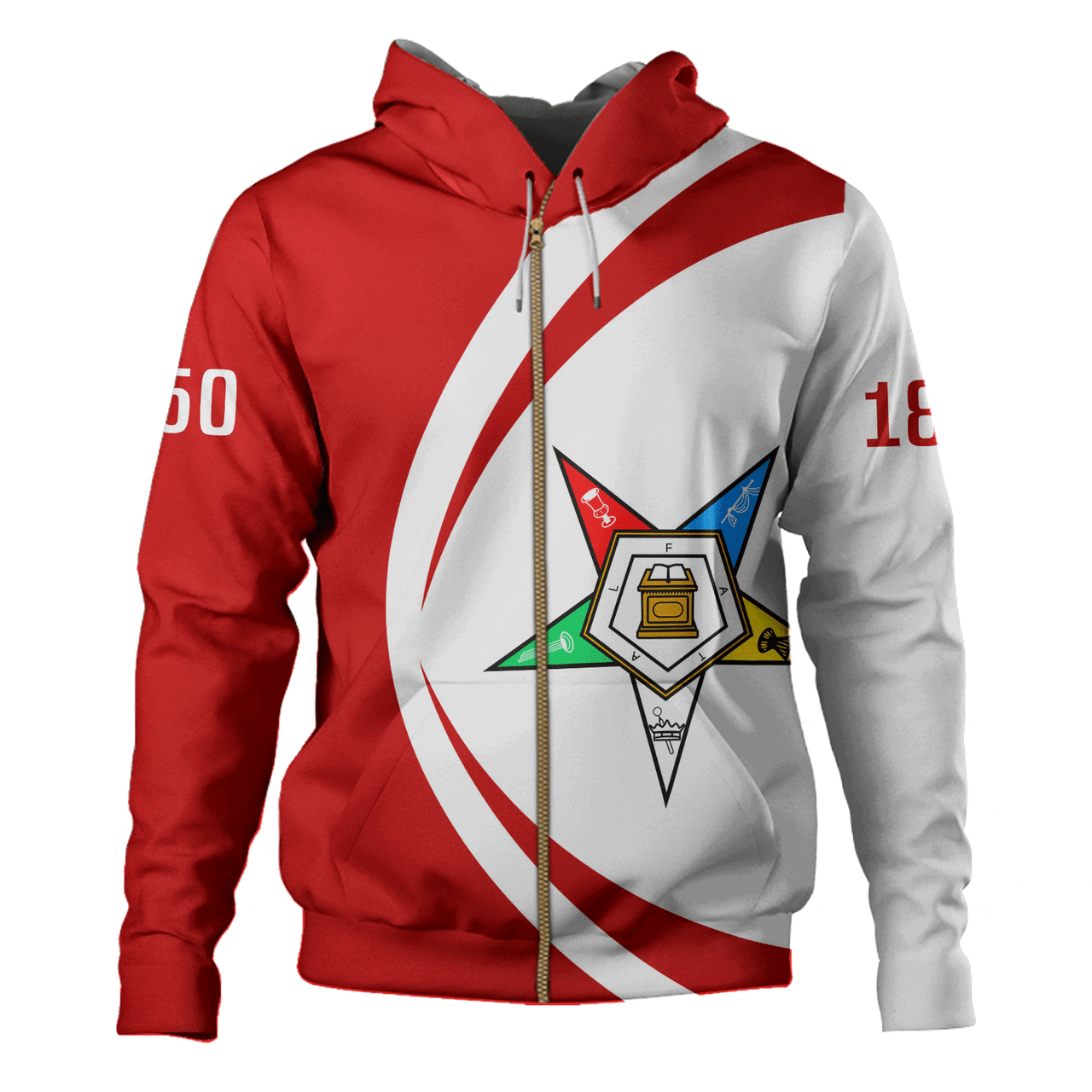 Order of the Eastern Star Hoodie Circle Style