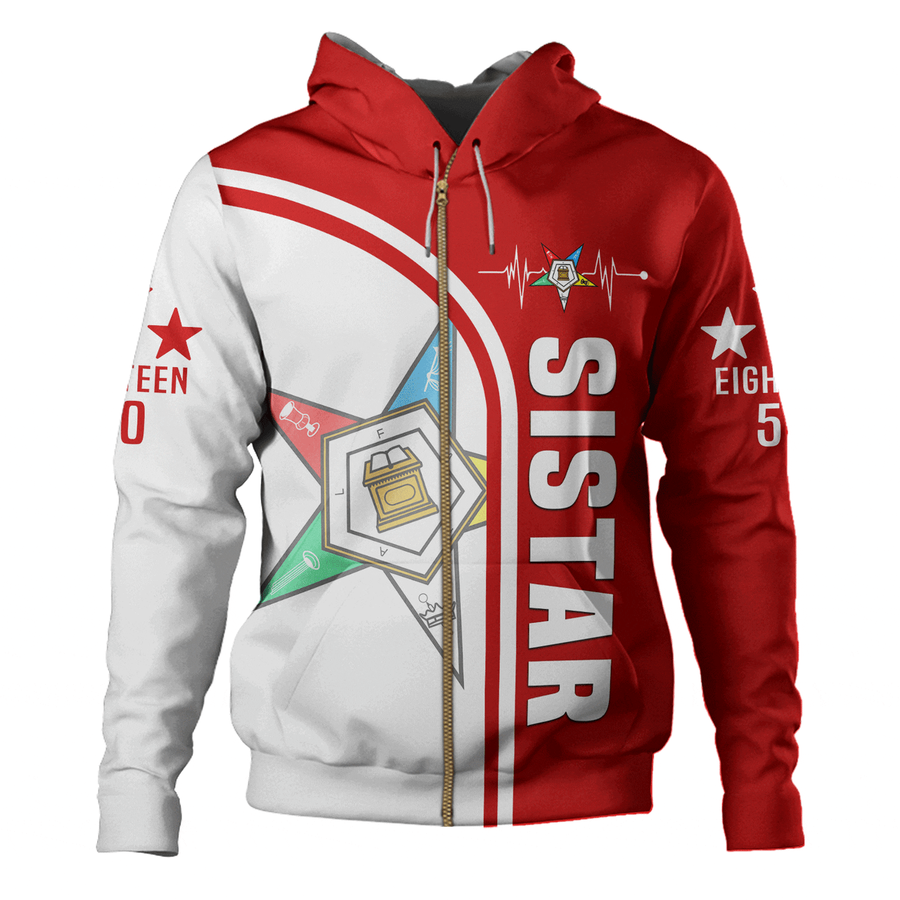 Order of the Eastern Star Hoodie Custom In My Heart