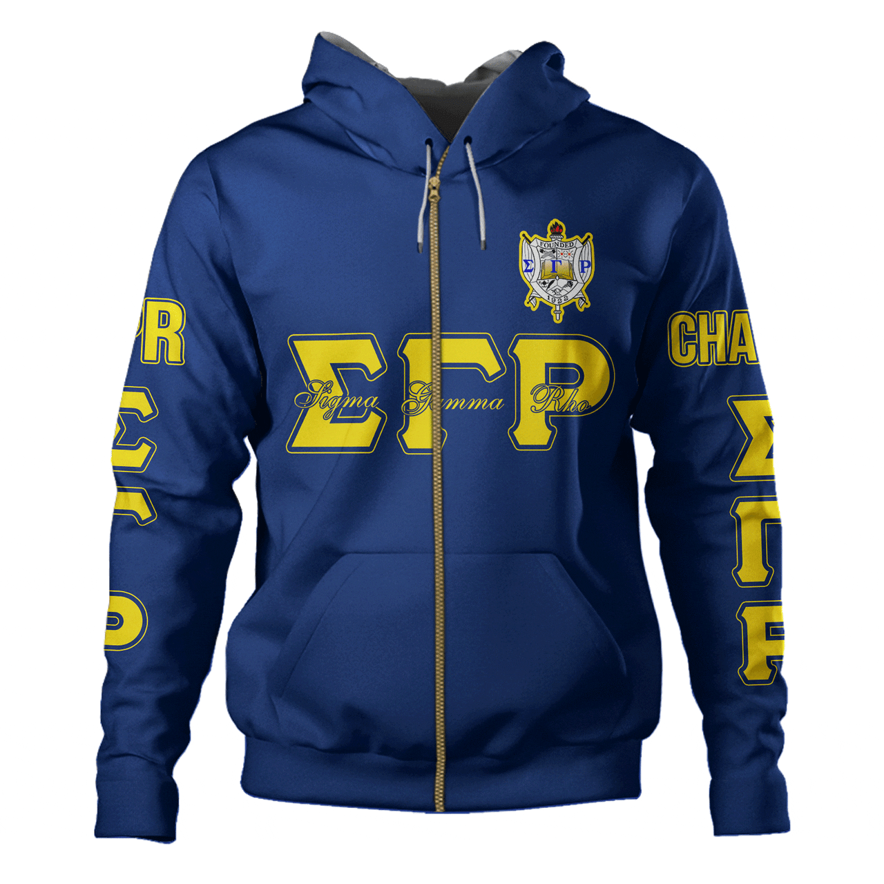 Sigma Gamma Rho Hoodie Custom Chapter And Spring Style