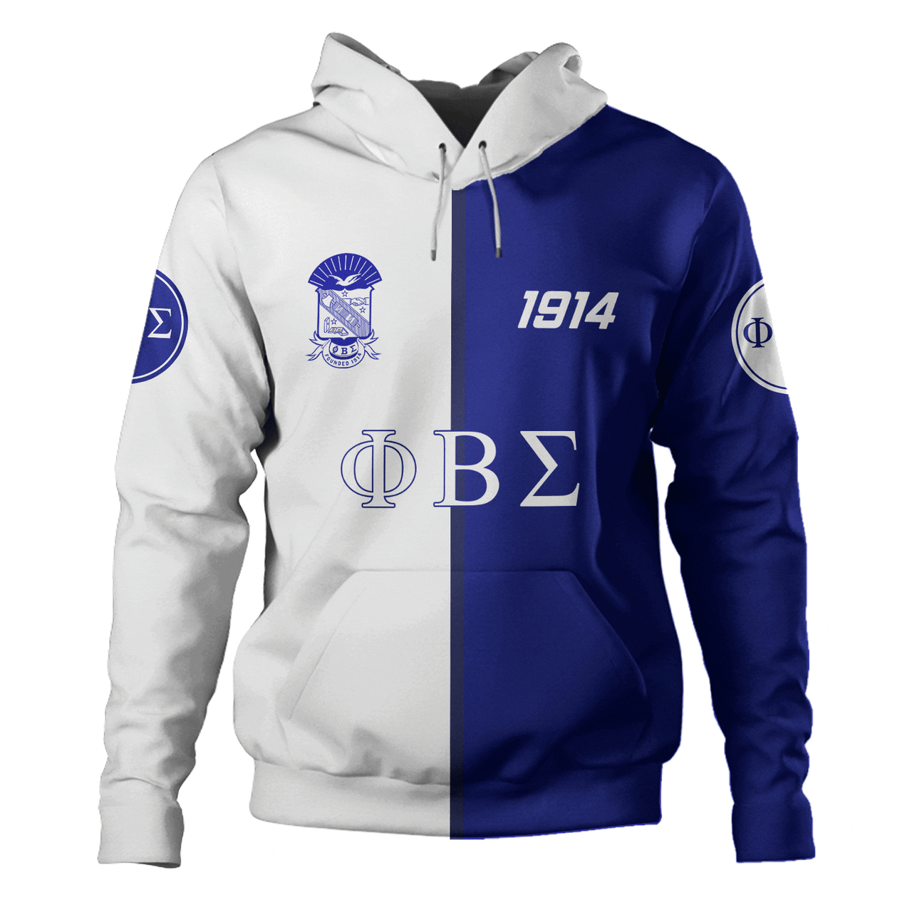 Phi Beta Sigma Hoodie Half Circle