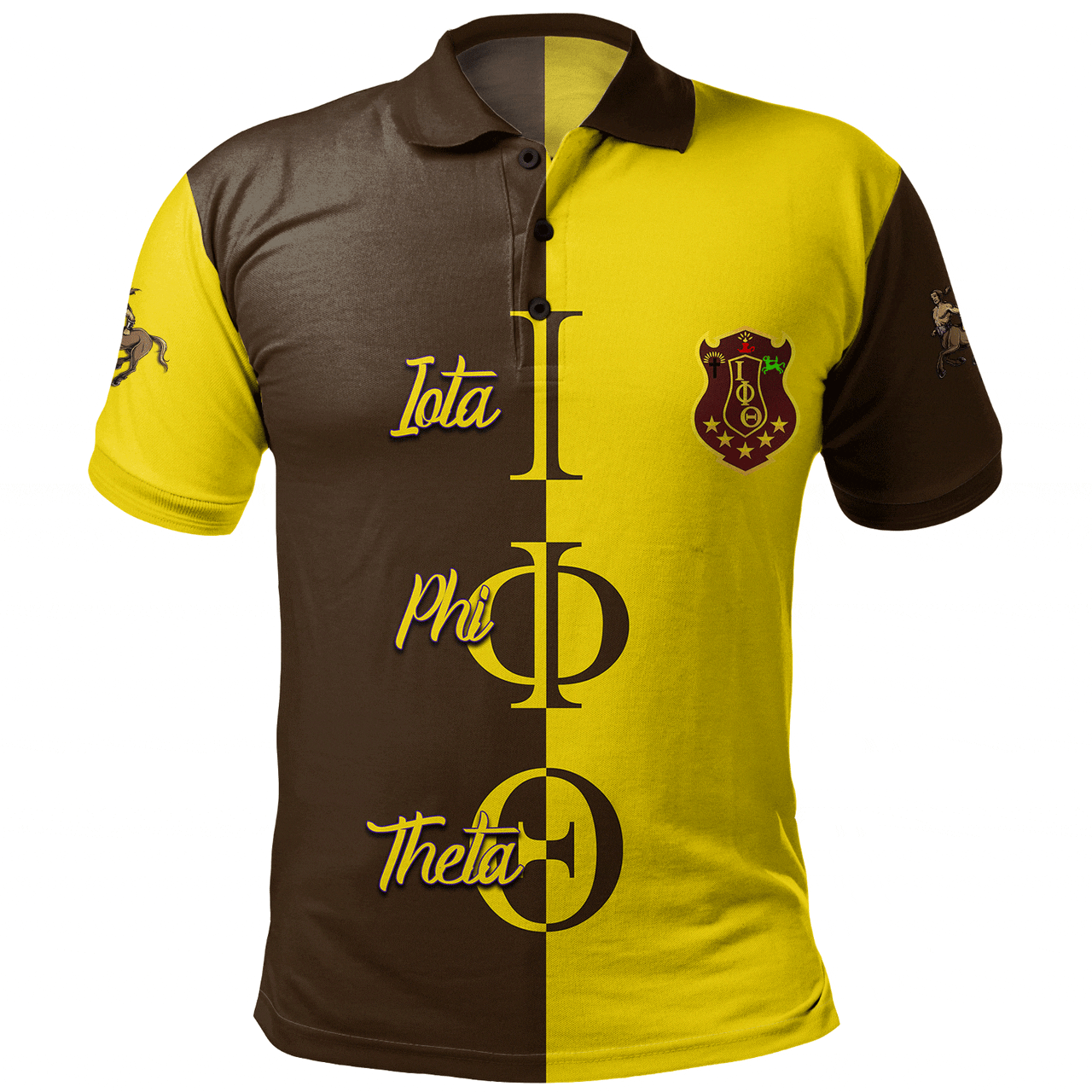 Iota Phi Theta Polo Shirt Half Style