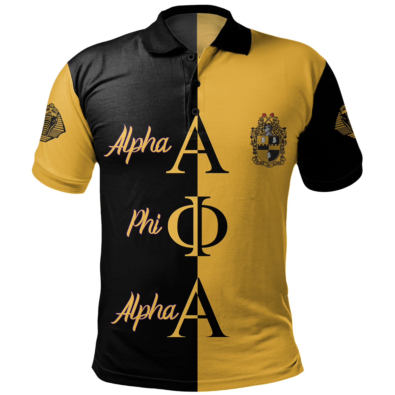Alpha Phi Alpha Polo Shirt Half Style