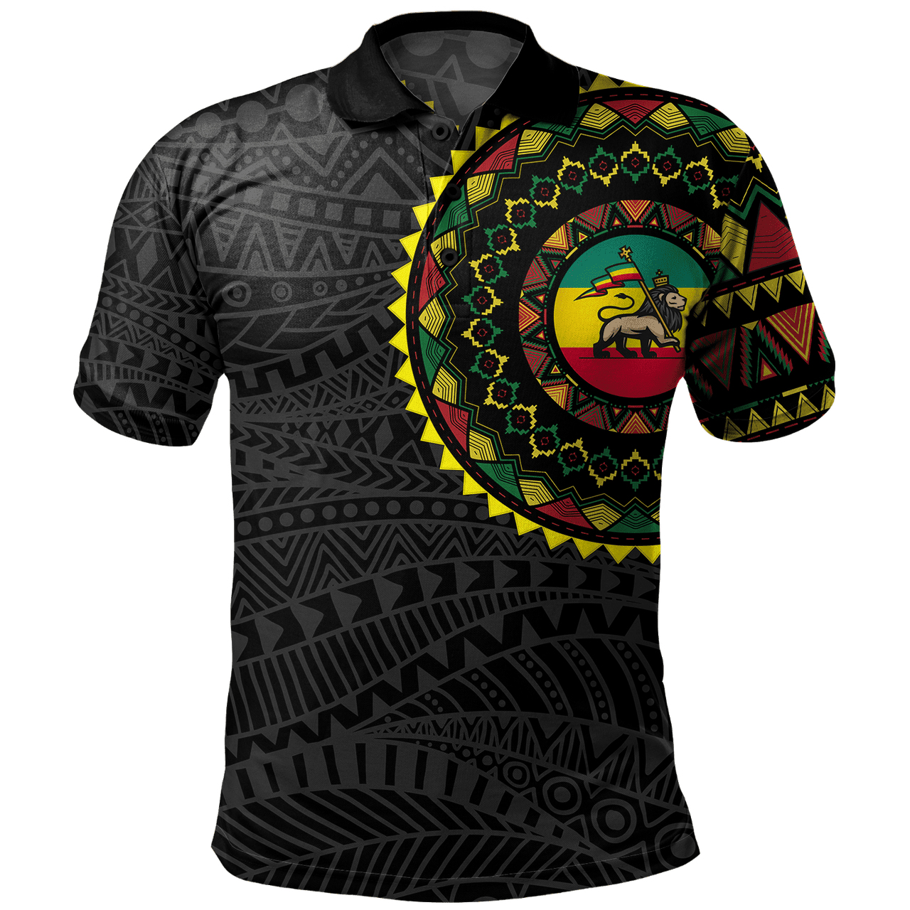 Masterpiece Ethiopia Polo Shirt Lion Of Judah