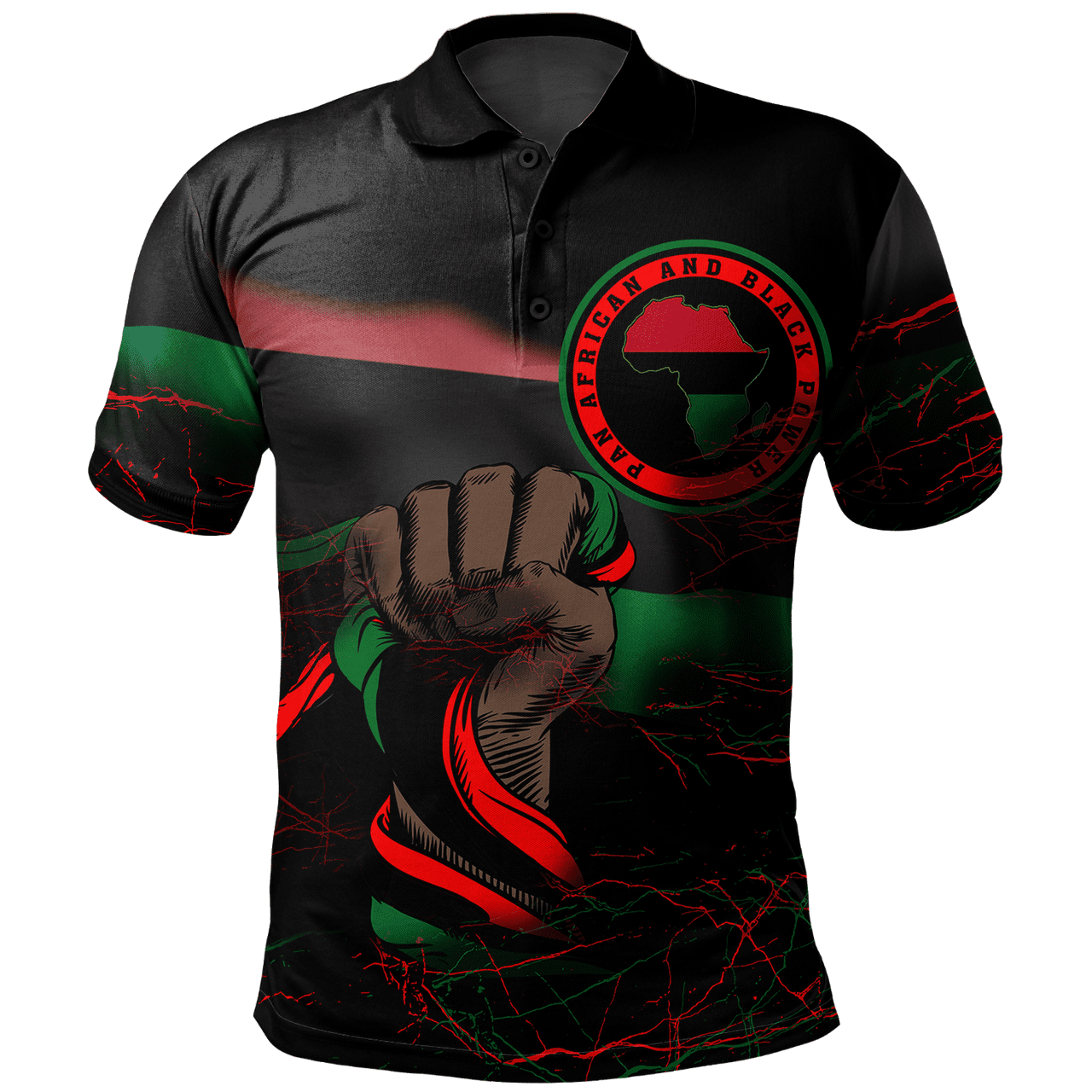 Africa Polo Shirt Pan Africanism And Black Power