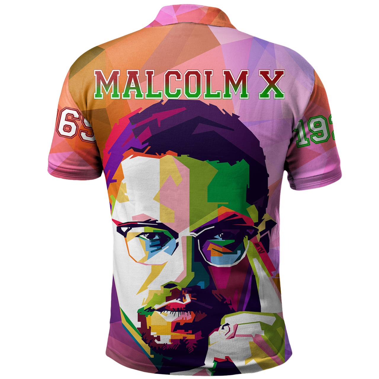 African Polo Shirt American Malcolm X