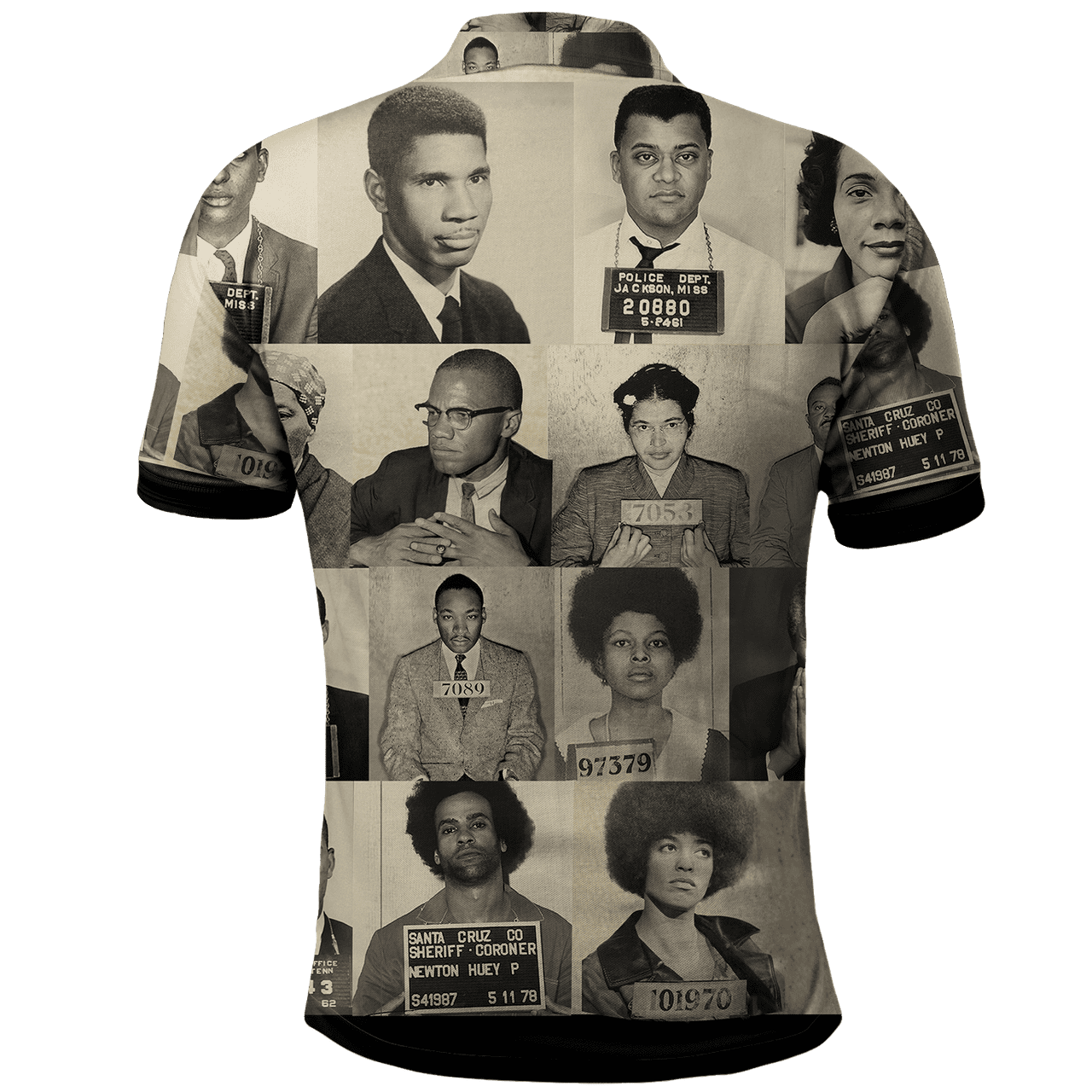 Africa Polo Shirt Civil Rights Leaders