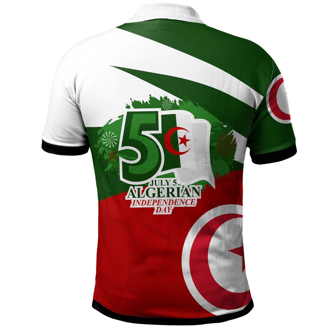 Algeria Polo Shirt – Algerian Independence Day with Fennec Fox Polo Shirt