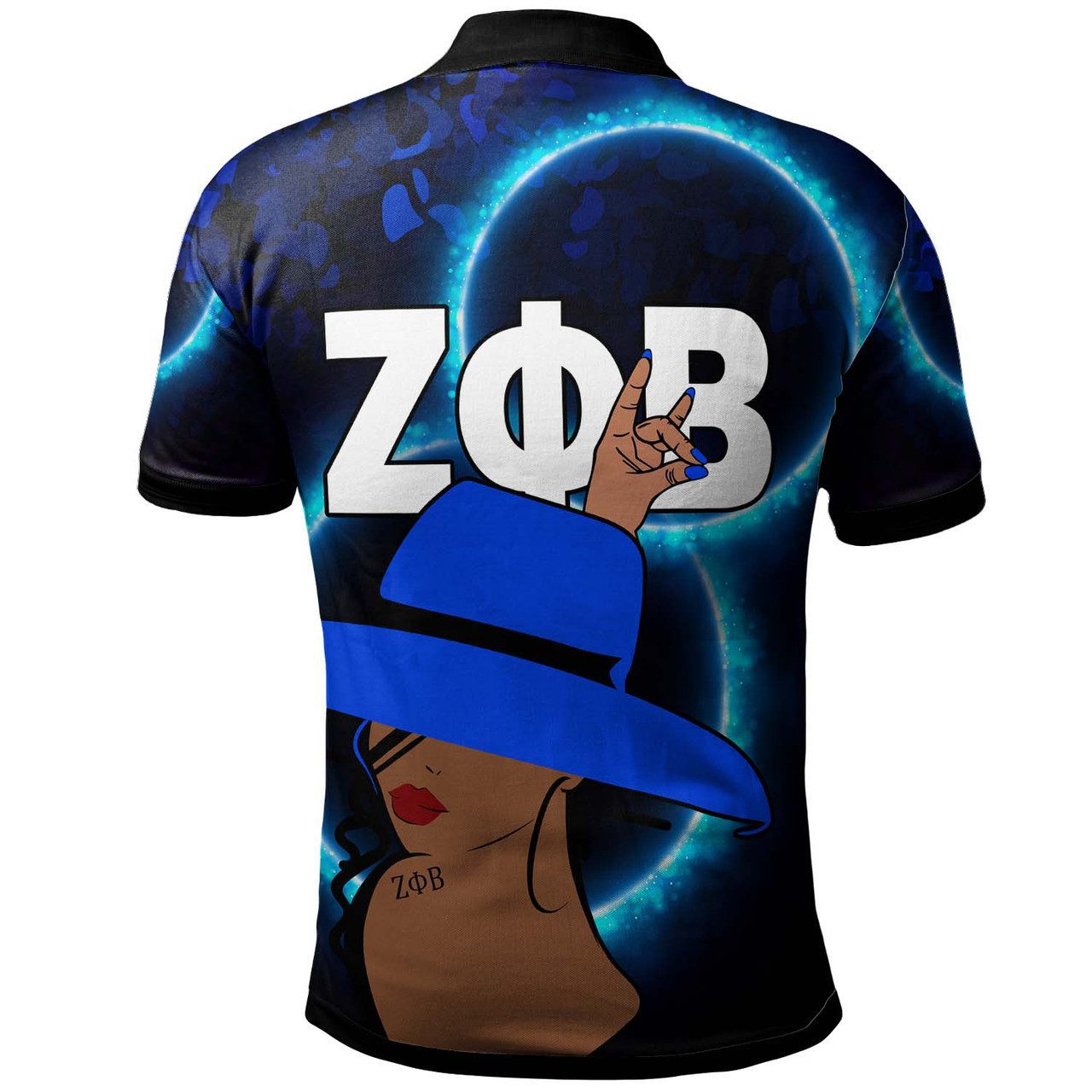 Zeta Phi Beta Polo Shirt – Sorority Zeta Phi Beta Black Lady Dope Since 1920 Polo Shirt