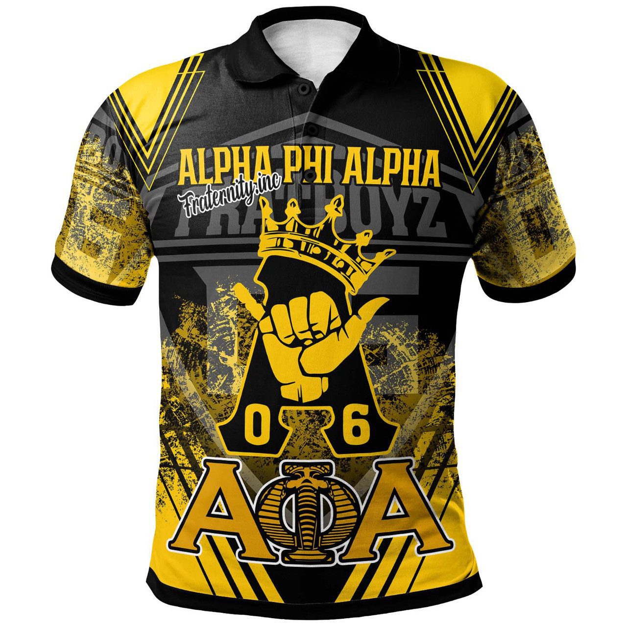 Alpha Phi Alpha Polo Shirt – Custom Fraternity Pyramid Fratboyz Patterns Polo Shirt