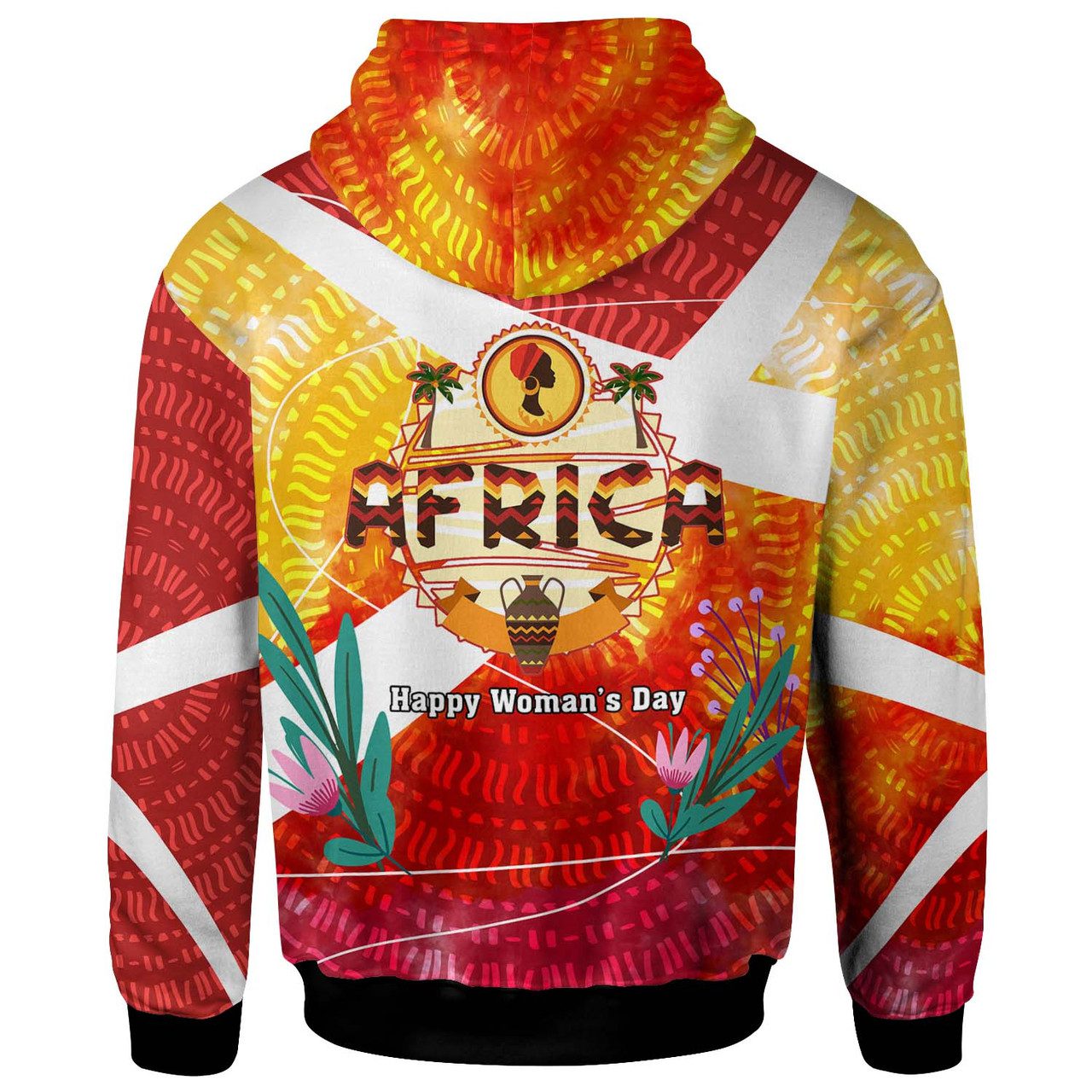 African Hoodie – Custom Celebrate Africa’s Woman’s Day Culture with African Girl Hoodie