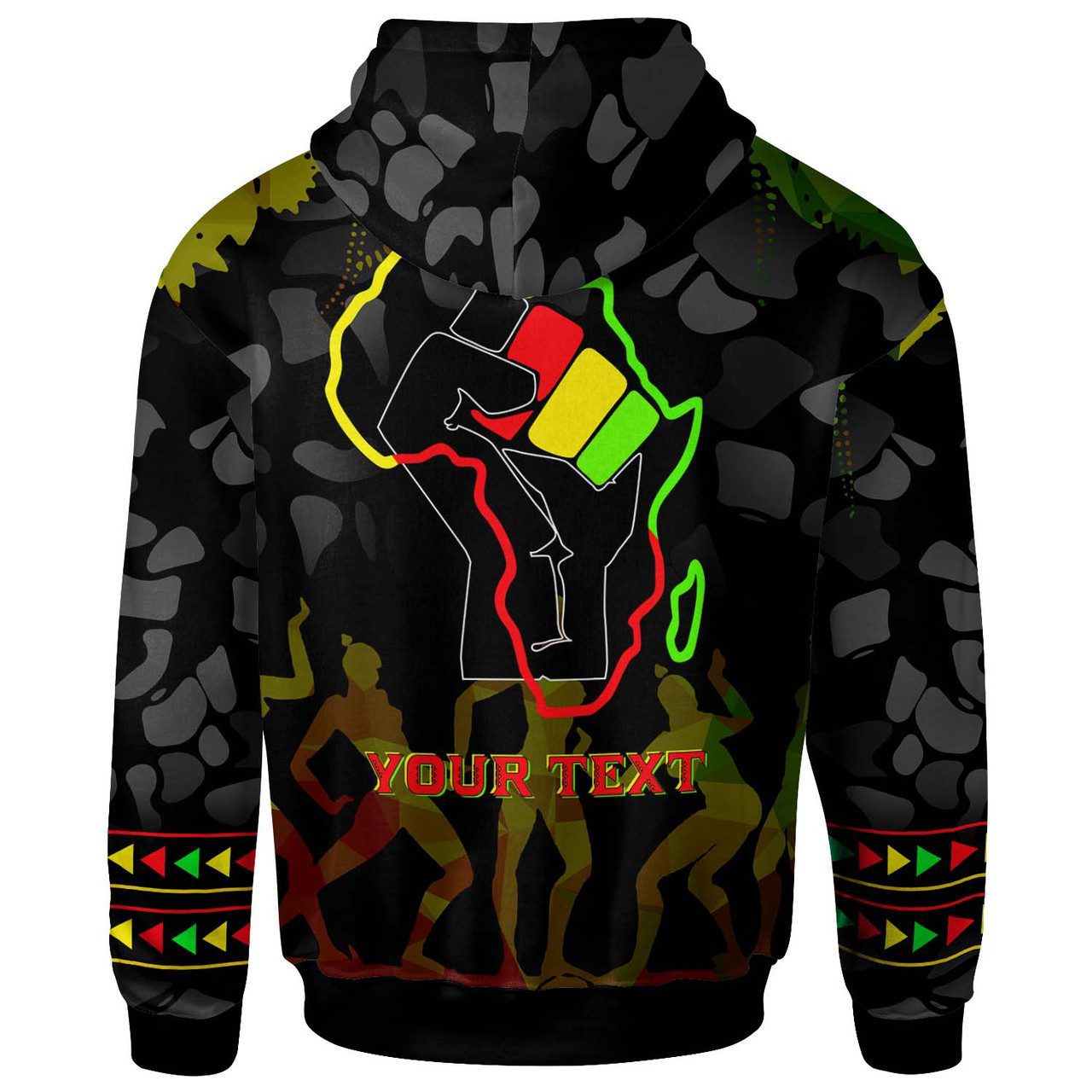 Black History Hoodie – Custom Harlem Renaissance Pride African Pattern Hoodie