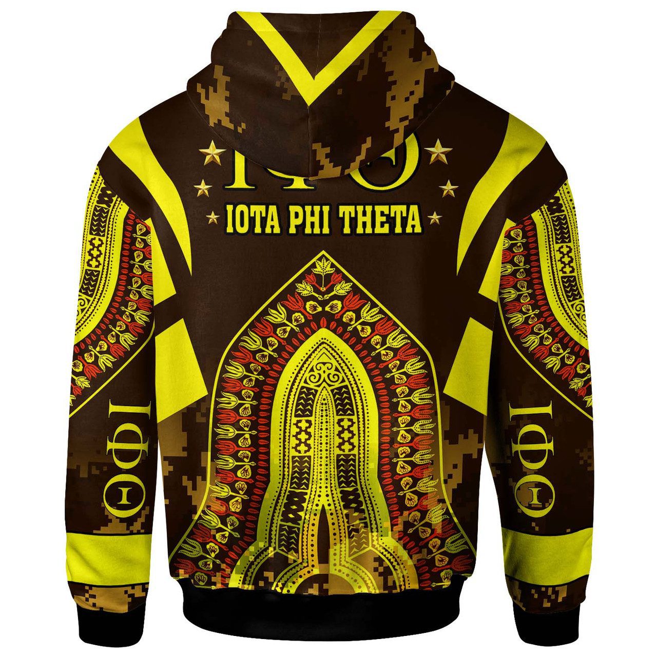 Iota Phi Theta Hoodie – Custom Iota Phi Theta Fraternity Dashiki Culture Camouflage Patterns Hoodie