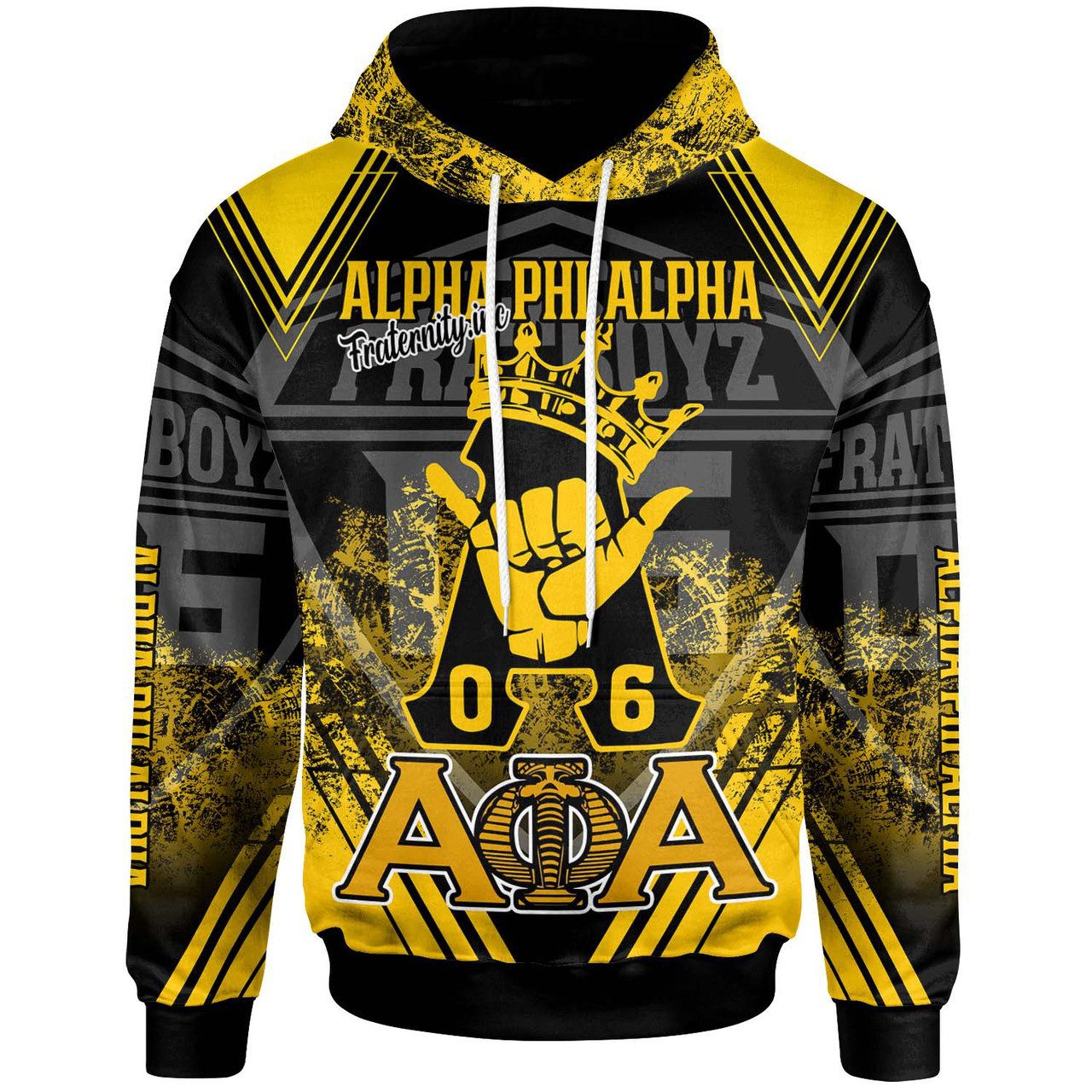 Alpha Phi Alpha Hoodie – Custom Fraternity Pyramid Fratboyz Patterns Hoodie