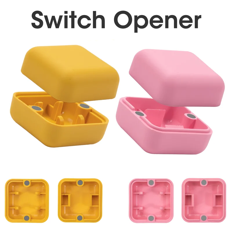 Magnetic Switch Opener For Mechanical Keyboard Switch 5-Sided Sublimation Cherry Gateron Box Pink Yellow Red Blue NTD