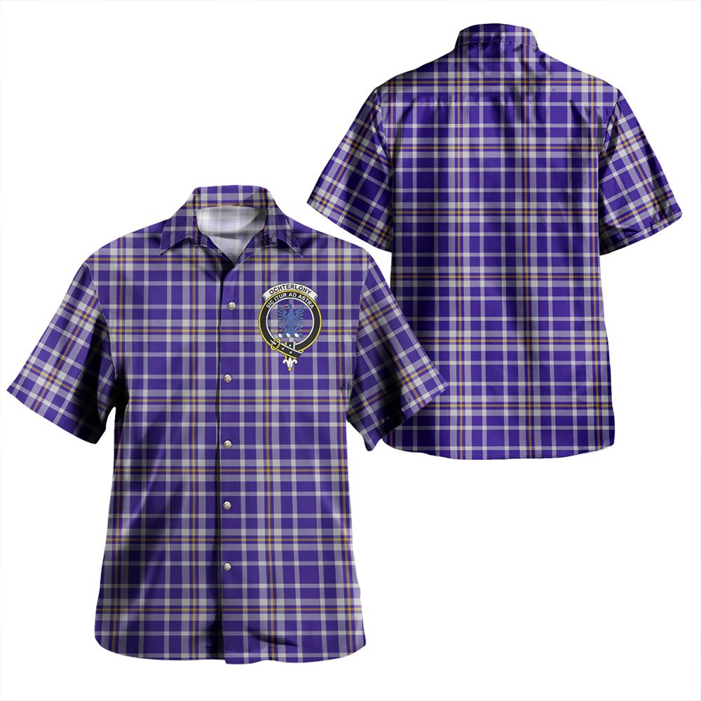 Ochterlony Tartan Classic Crest Aloha Shirt