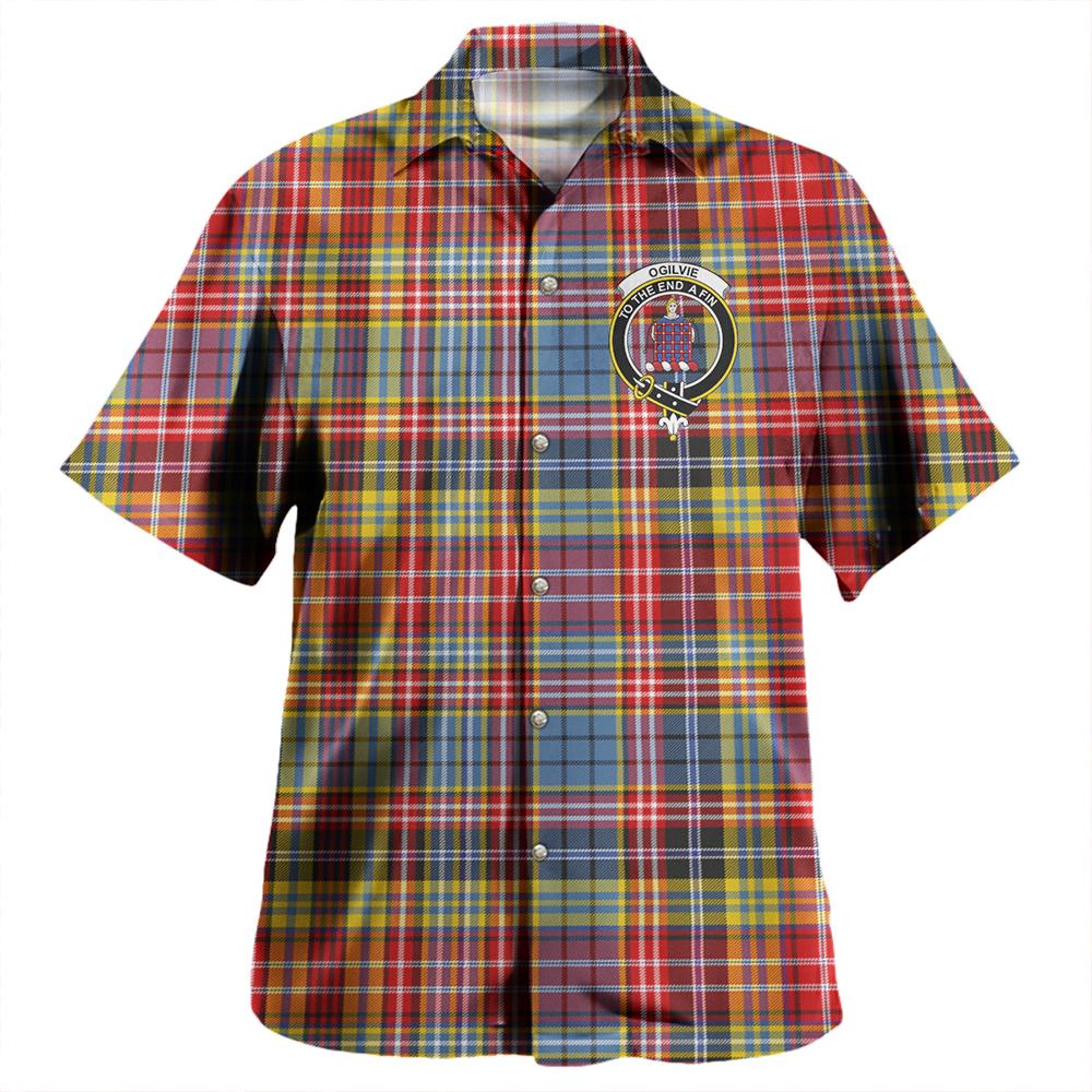 Ogilvie Tartan Classic Crest Aloha Shirt