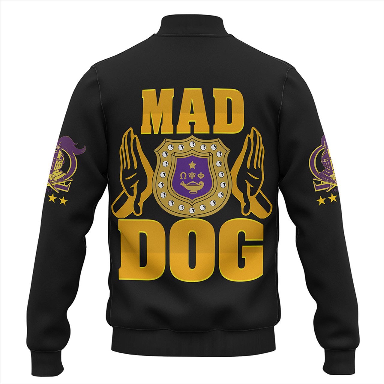 Omega Psi Phi Baseball Jacket Letters