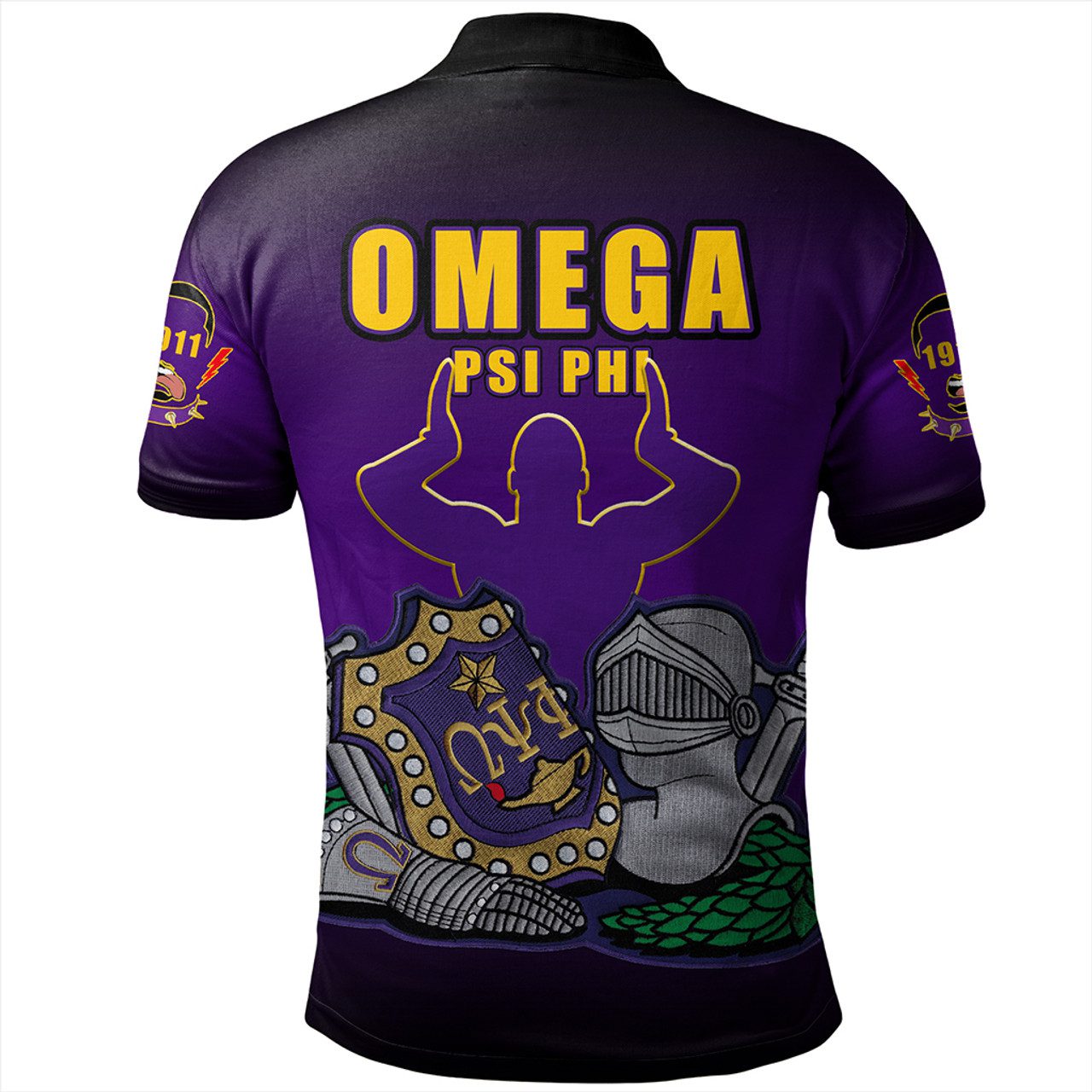 Omega Psi Phi Polo Shirt Que