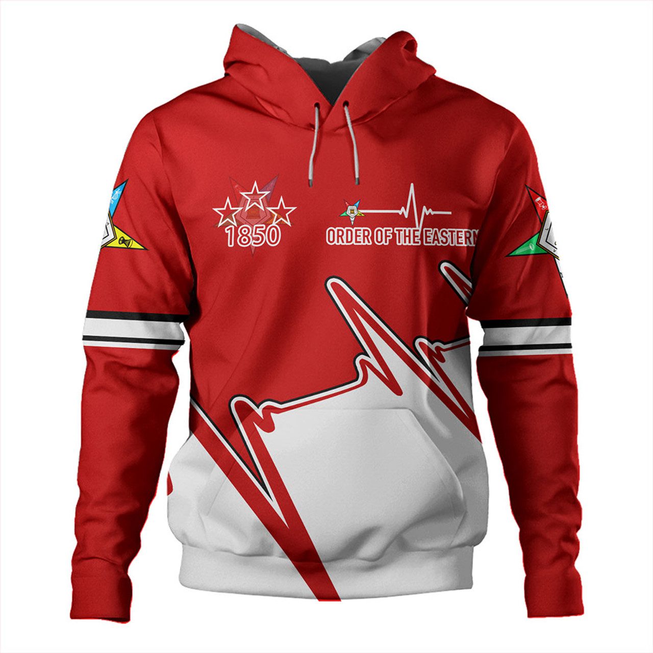 Order of the Eastern Star Hoodie Custom Heartbeat