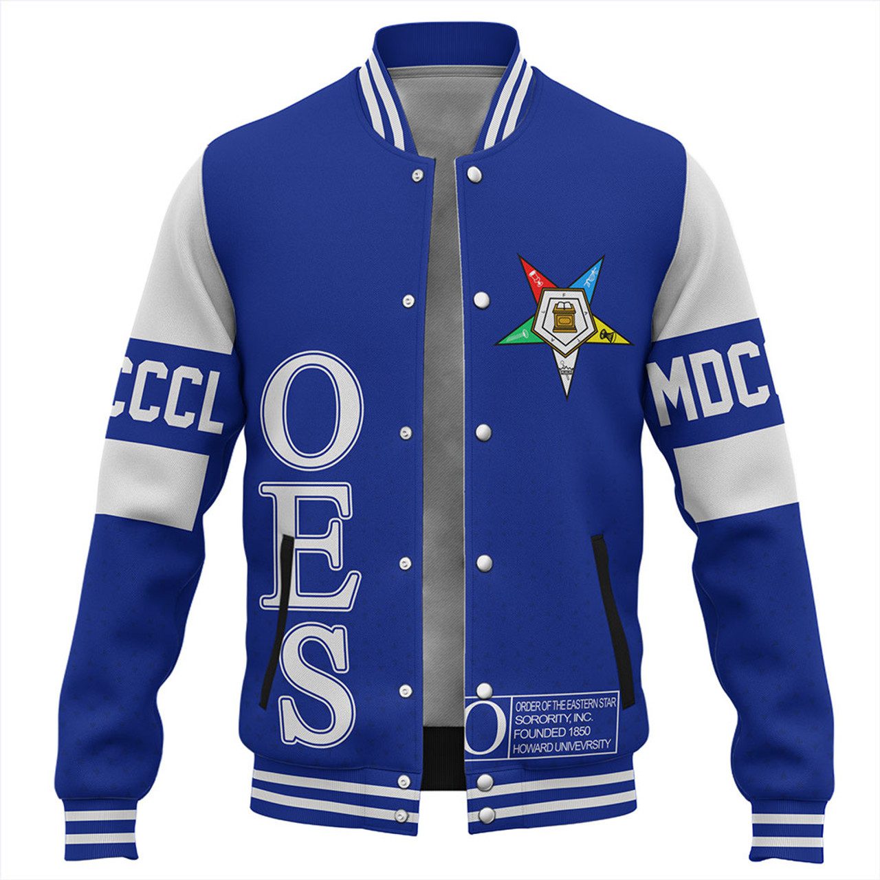 Order of the Eastern Star Baseball Jacket MCM Style