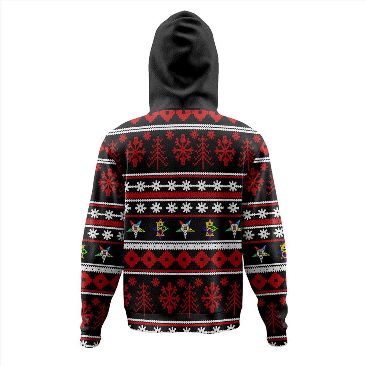 Order of the Eastern Star Hoodie Christmas Style Grunge