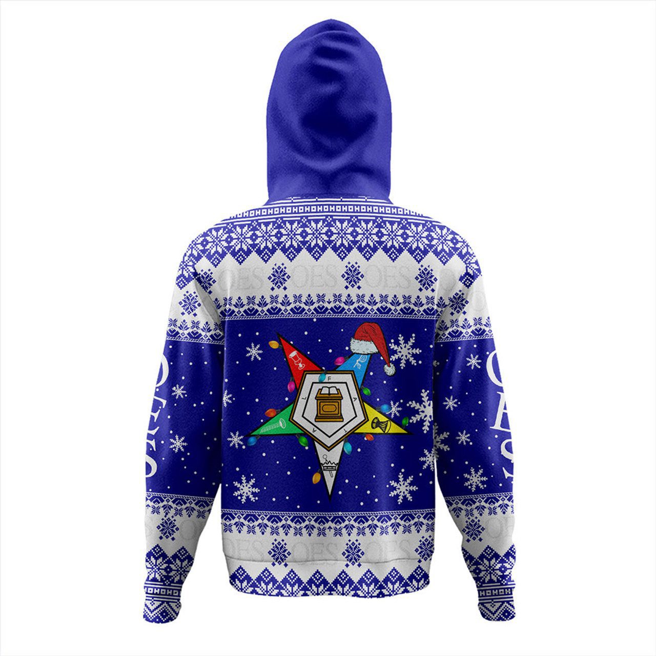 Order of the Eastern Star Hoodie Christmas Symbols Design