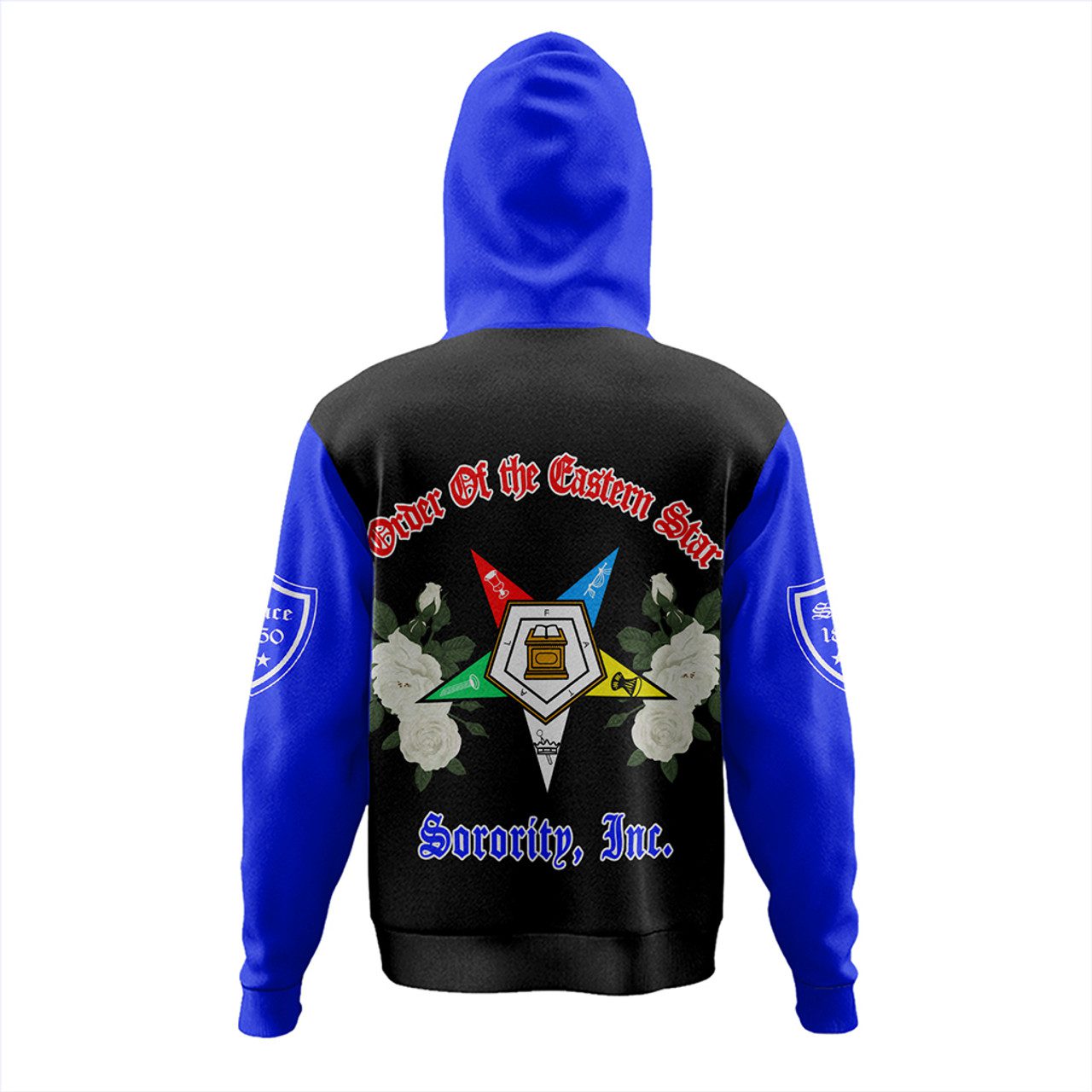 Order of the Eastern Star Hoodie Rose Flower