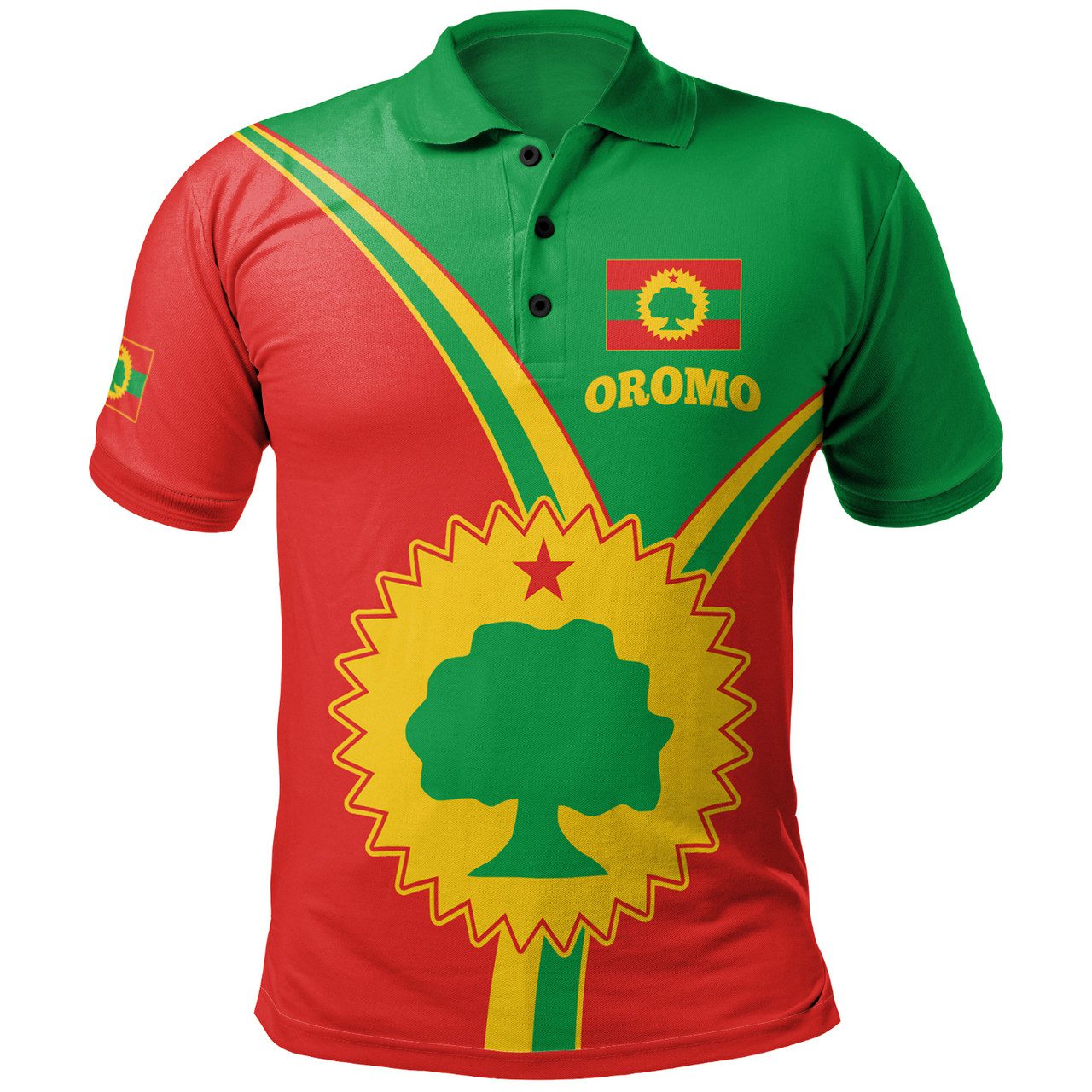 Oromo Polo Shirt – Oromo Pride Version Polo Shirt