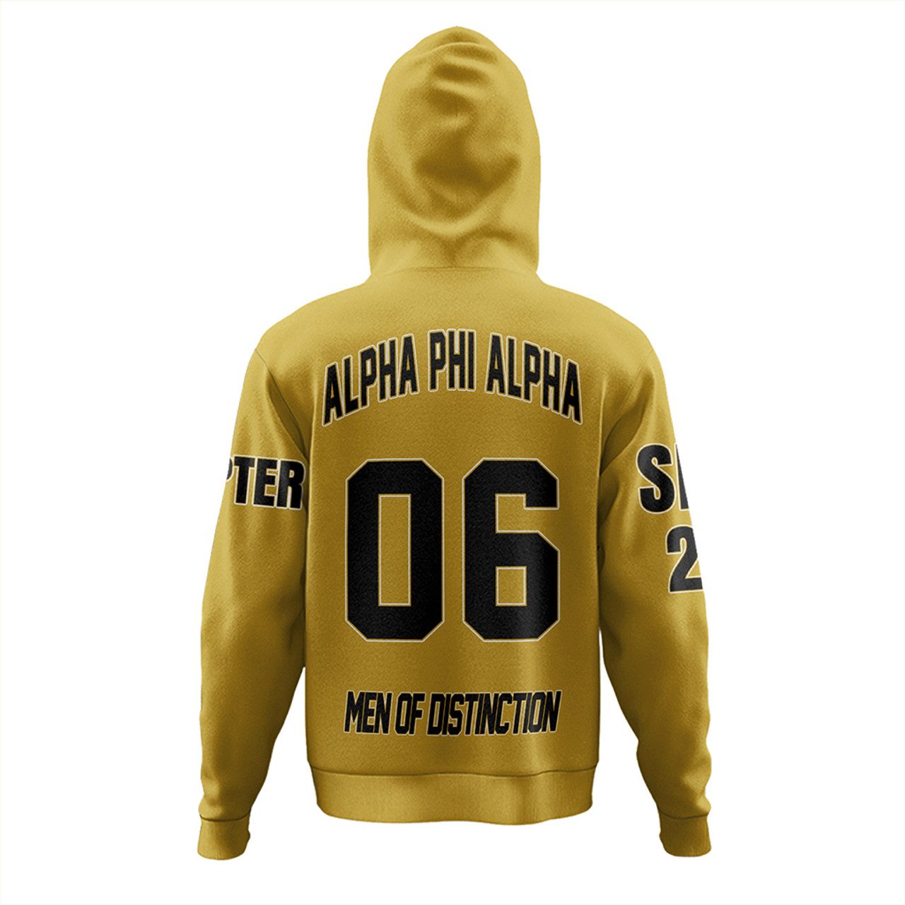 Alpha Phi Alpha Hoodie Custom Fraternity Gold - HVSUN USA