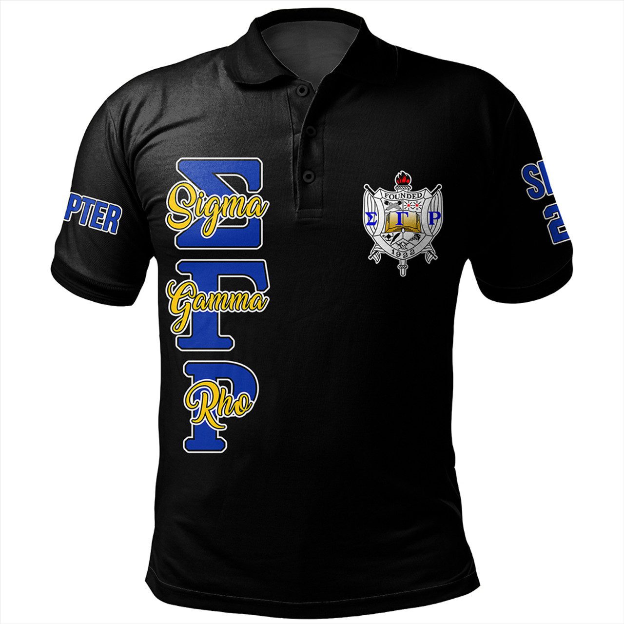 Sigma Gamma Rho Polo Shirt Custom Greek Life