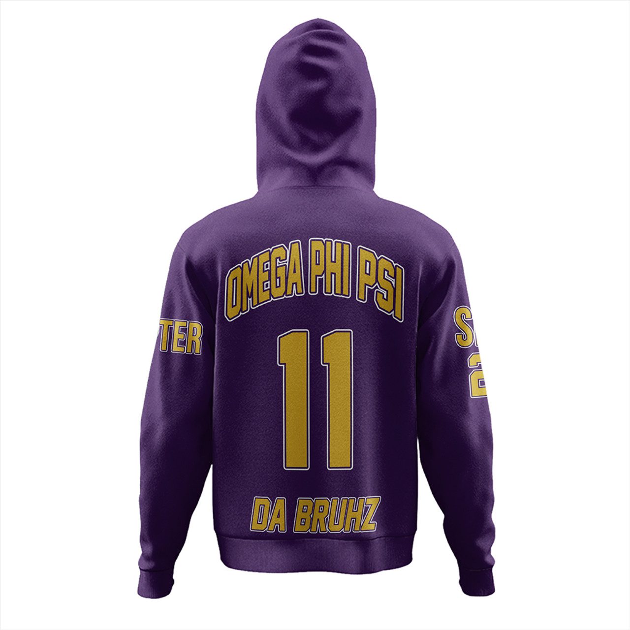 Omega Psi Phi Hoodie Custom Fraternity Purple