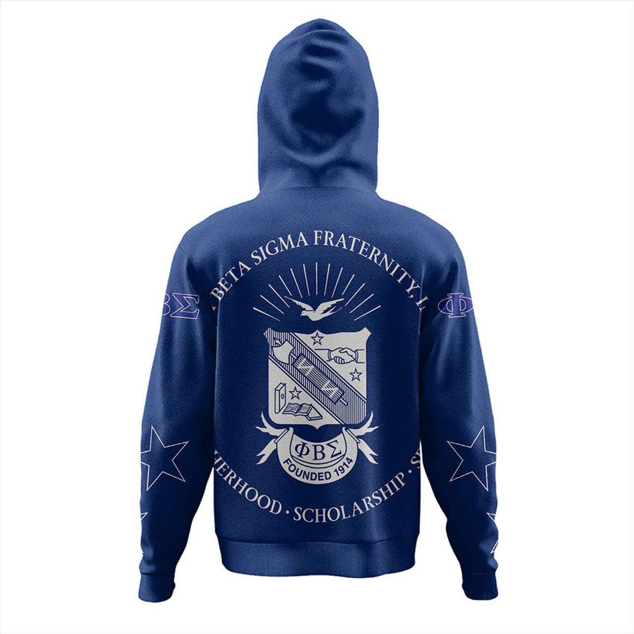 Phi Beta Sigma Hoodie Star Fraternity